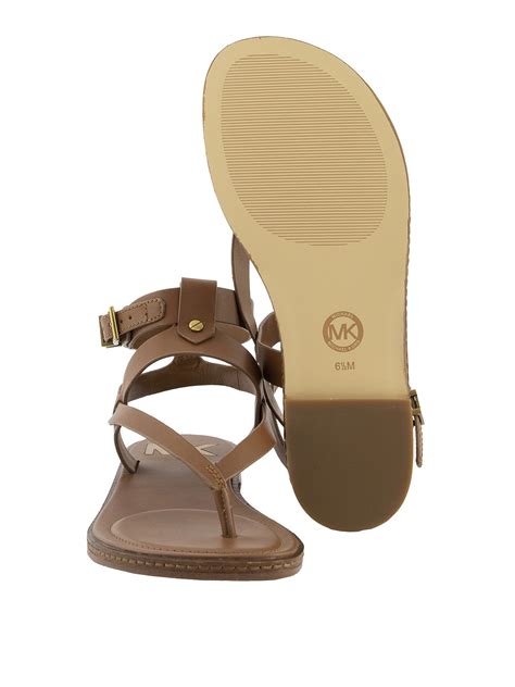 michael kors pearson leather sandal|MICHAEL Michael Kors Pearson Leather Sandals on .